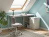 Corner Desk SOGNE 140 cm 100 cm White