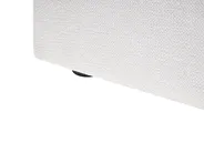Bett mit Stauraum BASTON Stoff Cremeweiß 160 x 200 cm_997048
