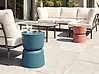 Kétdarabos kisasztal szett ATACAMA 32/40 cm 32/40 cm Kékeszöld Narancssárga