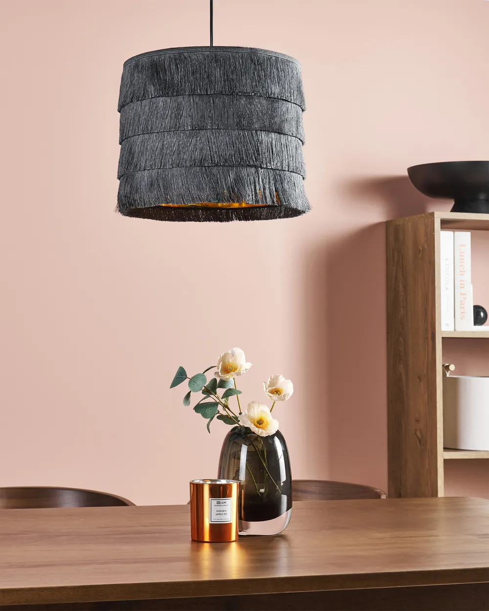 Pendant Lamp SUAPURE Fabric Black_955572