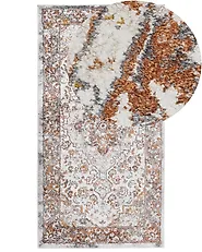 Tappeto VAYK Marrone Beige 80 x 150 cm_853606