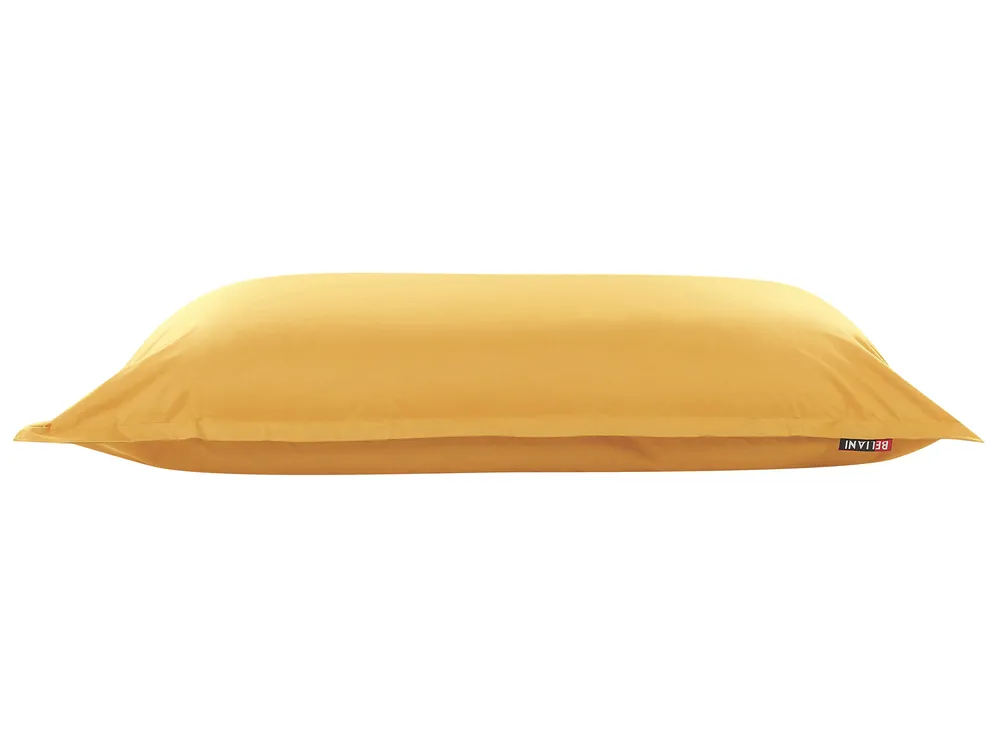 Bean Bag 600 L FUZZY 180 cm 230 cm Yellow_765106