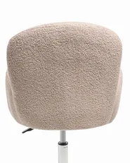 Desk Chair PRIDDY Boucle Beige_1006300