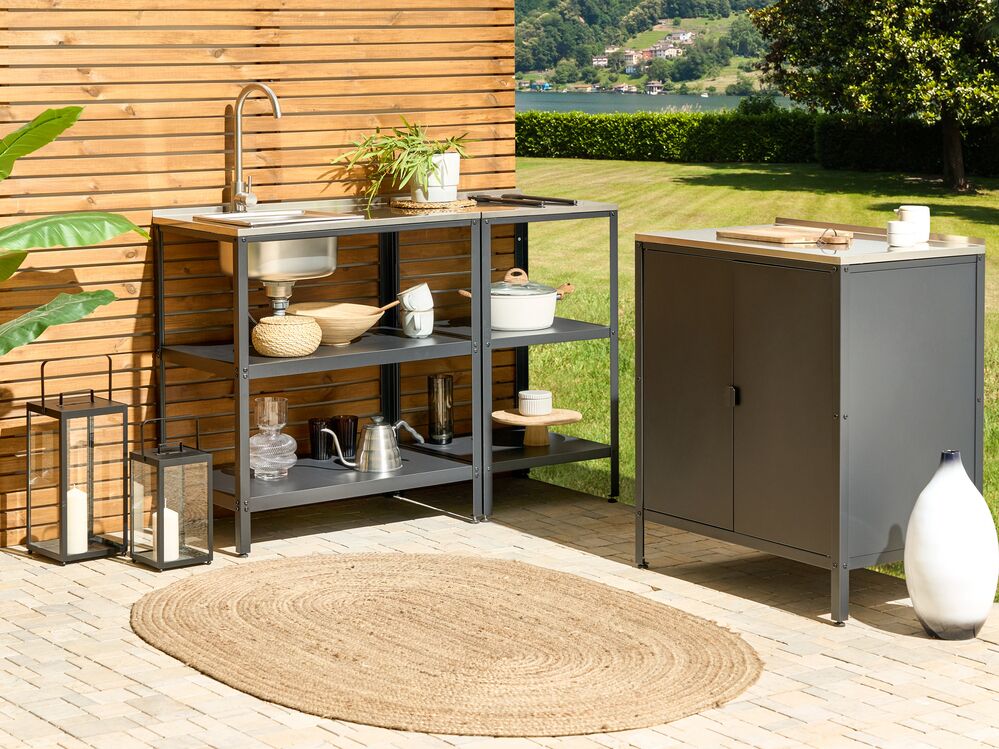 Outdoor kitchen island with sink new arrivals
