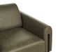 Conjunto de sofás 4 lugares em tecido verde escuro ASKIM_919067