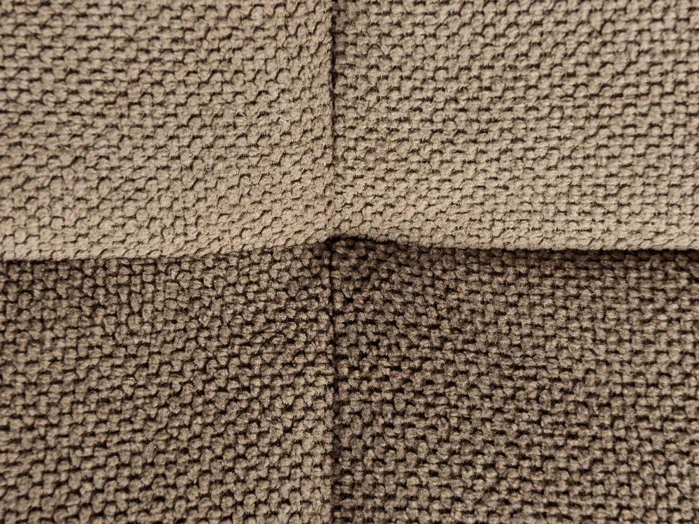 Living Room Set 5 Seater HOBRO Fabric Brown_949742