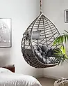 Hanging Chair ARSITA PE Rattan Grey