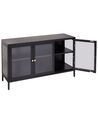 Credenza metallo nero 115 x 35 cm NEWPORT_900494