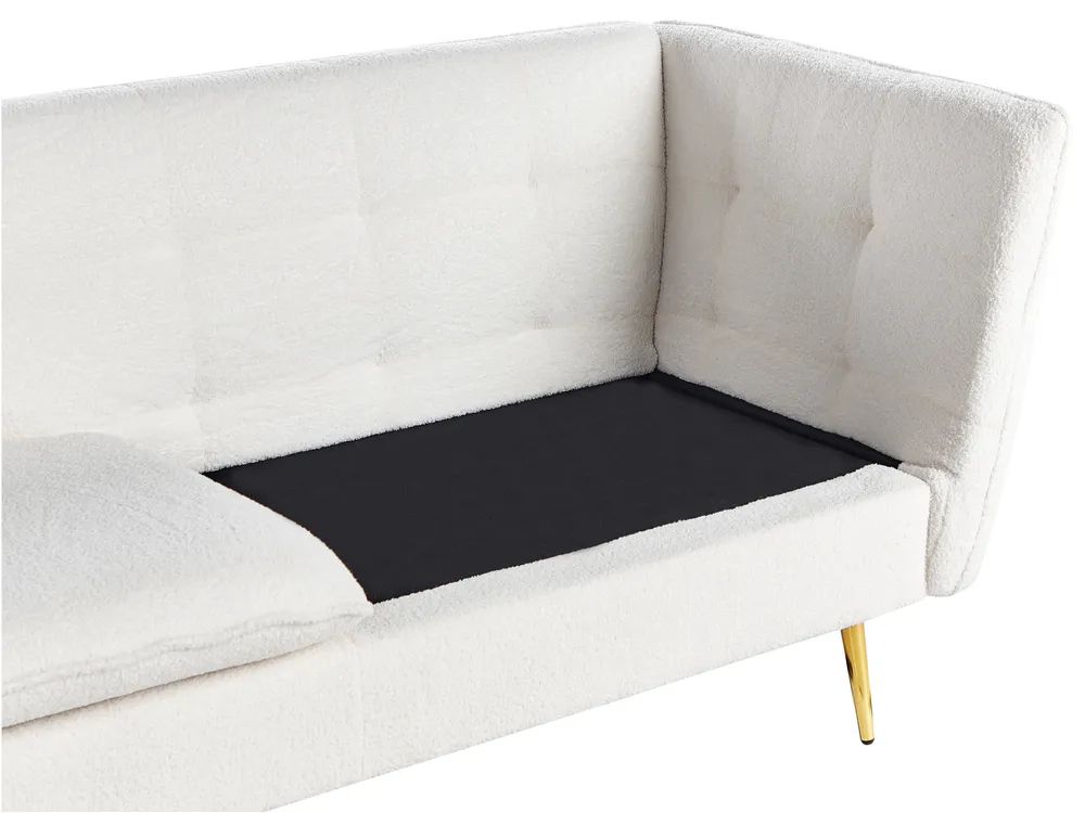 Sofa 3 Seater FREDERICA Boucle Off-White_965546