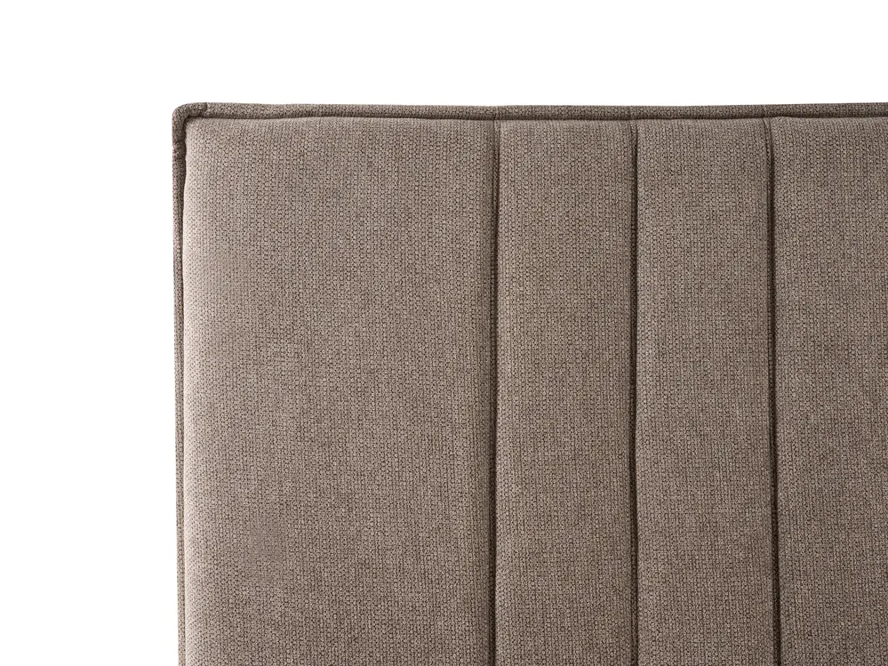 Ottoman Bed TARASCON Fabric Taupe 140 x 200 cm (EU Double)_1021198