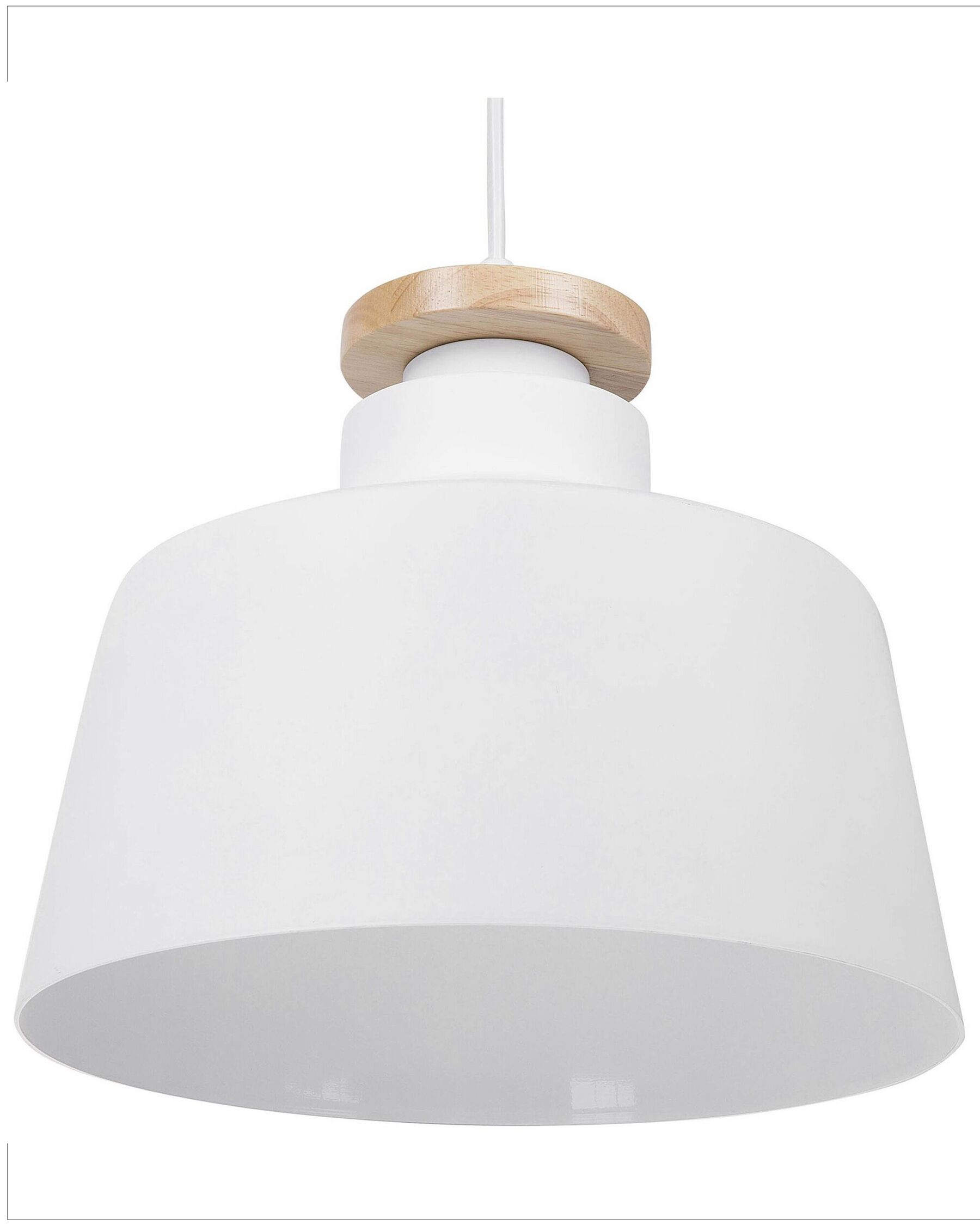 Lampada pendente in alluminio bianco DANUBE_690947