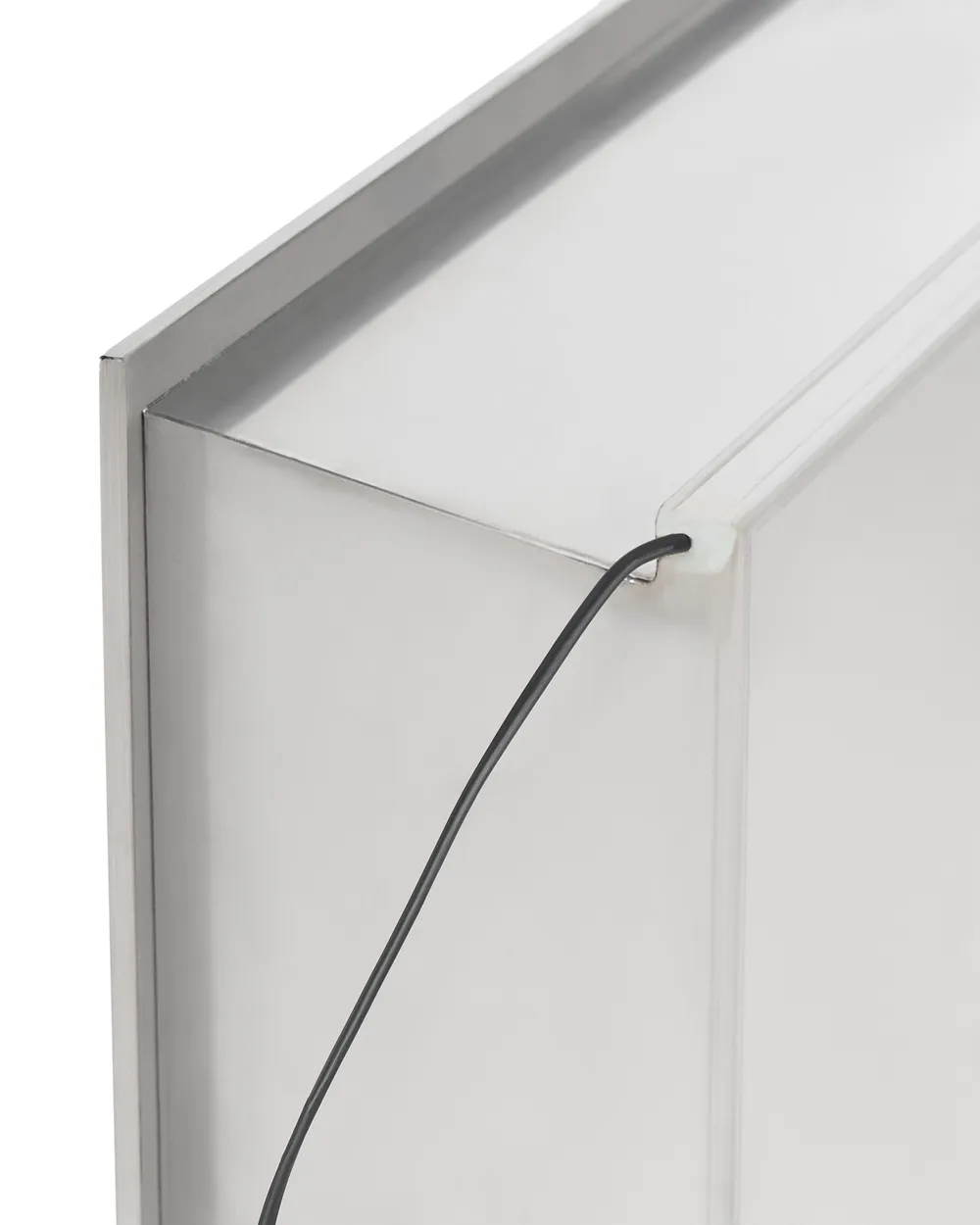 Półka wnękowa ITAIPU LED Metal Srebrny_1150160