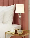 Table Lamp KUBENA Metal White