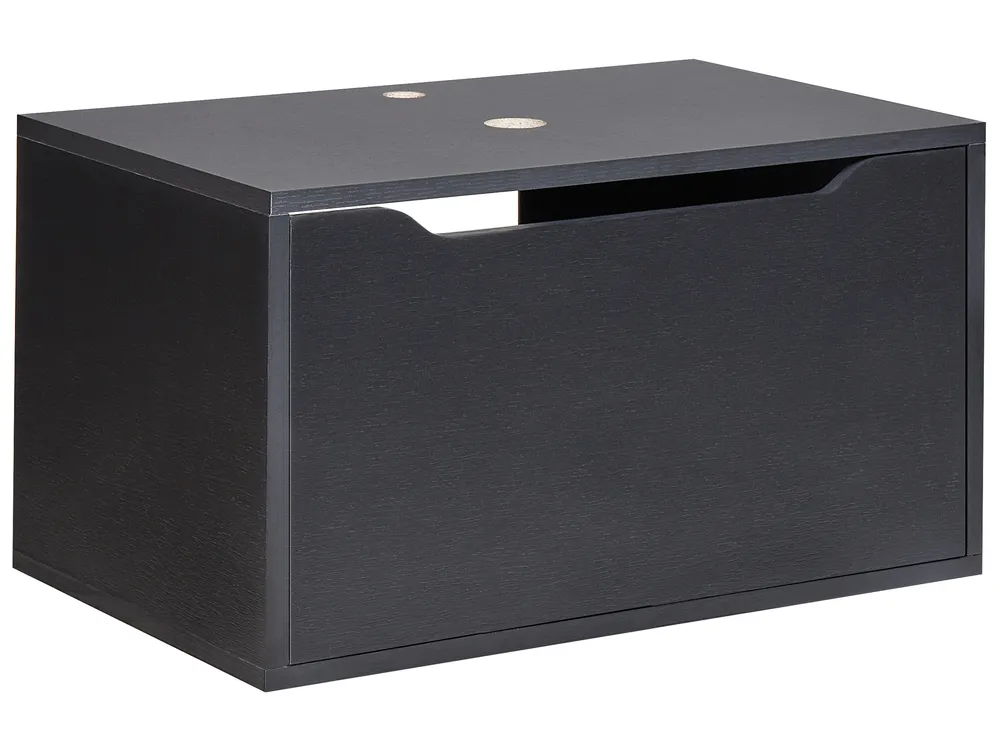 Fali mosdószekrény PETROLINA 60 cm Fekete