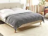 Bedspread ILEN Cotton 150 x 200 cm Grey