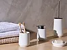 Set de 4 accessoires de salle de bain SUCHES Blanc