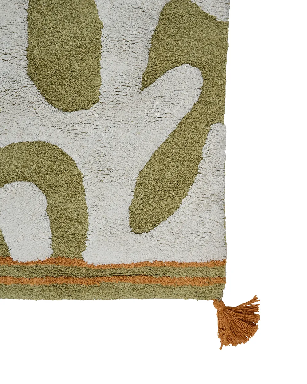 Kids Rug JAJPUR  Green 140 x 200 cm Cotton_1135250