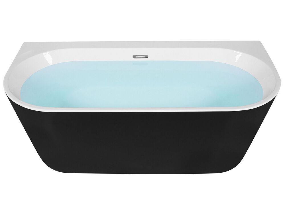 Bathtub HARVEY 1700 x 800 mm Black/ White