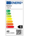 Plafoniera LED in metallo bianco/marrone ⌀ 40 cm SAKAE_825822