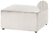 Ottoman LEMVIG Corduroy Beige