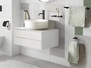 6-Piece Bathroom Hardware Set TOCOPILLA with Towel Bars and Hooks Black_1080391