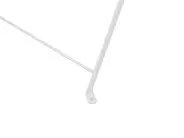 Bistro Set Folding FIORI Metal White_363305