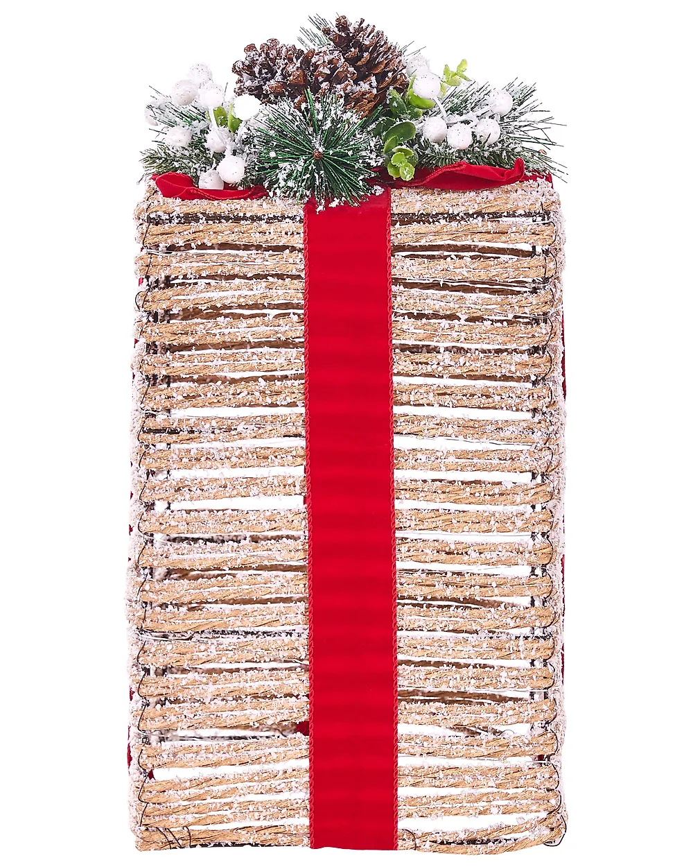 Set med 3 juldekorationer LED VAHTO 46/32/30 cm Julklappar Brun_1179420