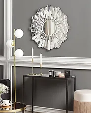 Specchio VIRE 70 cm 70 cm Argento_1177587