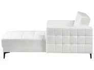 Chaise Longue ABERDEEN Faux Leather White_1038796