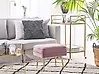 Upholstered Storage Bench ODESSA Velvet Pink