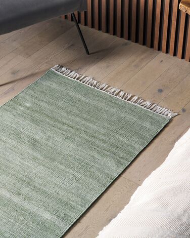 Area Rug 80 x 150 cm Light Green MALHIA