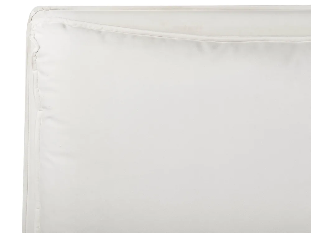 Bed Velvet BAJONNA 180 x 200 cm (EU Super King) Off-White_1009609