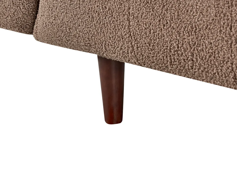 Sofa 3 Seater BYSKE Boucle Brown_958968