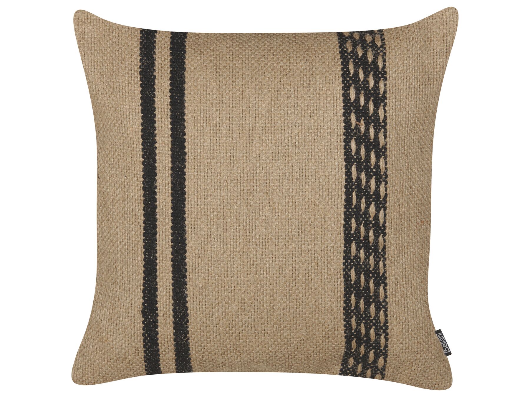 Coussin en jute beige 45 x 45 cm DESALIX_887840