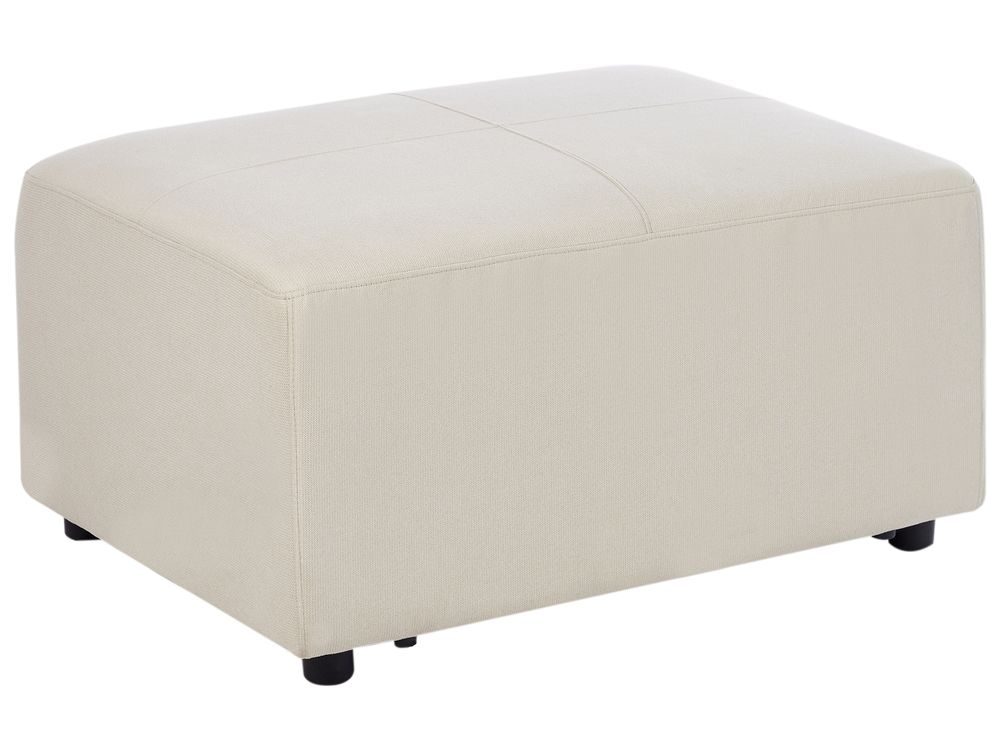 Ottomane KOHLO Stoff Hellbeige