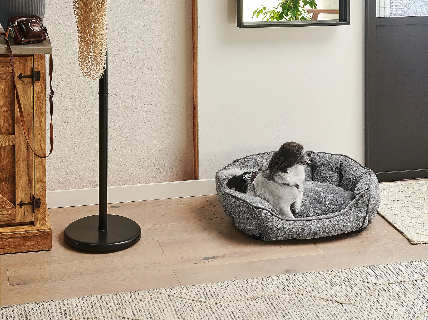 Pet Bed CANDIR Linen Grey_783443