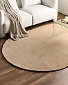 Shaggy Rug DEMRE Beige 160 x 230 cm