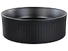 Countertop Basin GELDO ⌀ 370 mm Ceramic Black