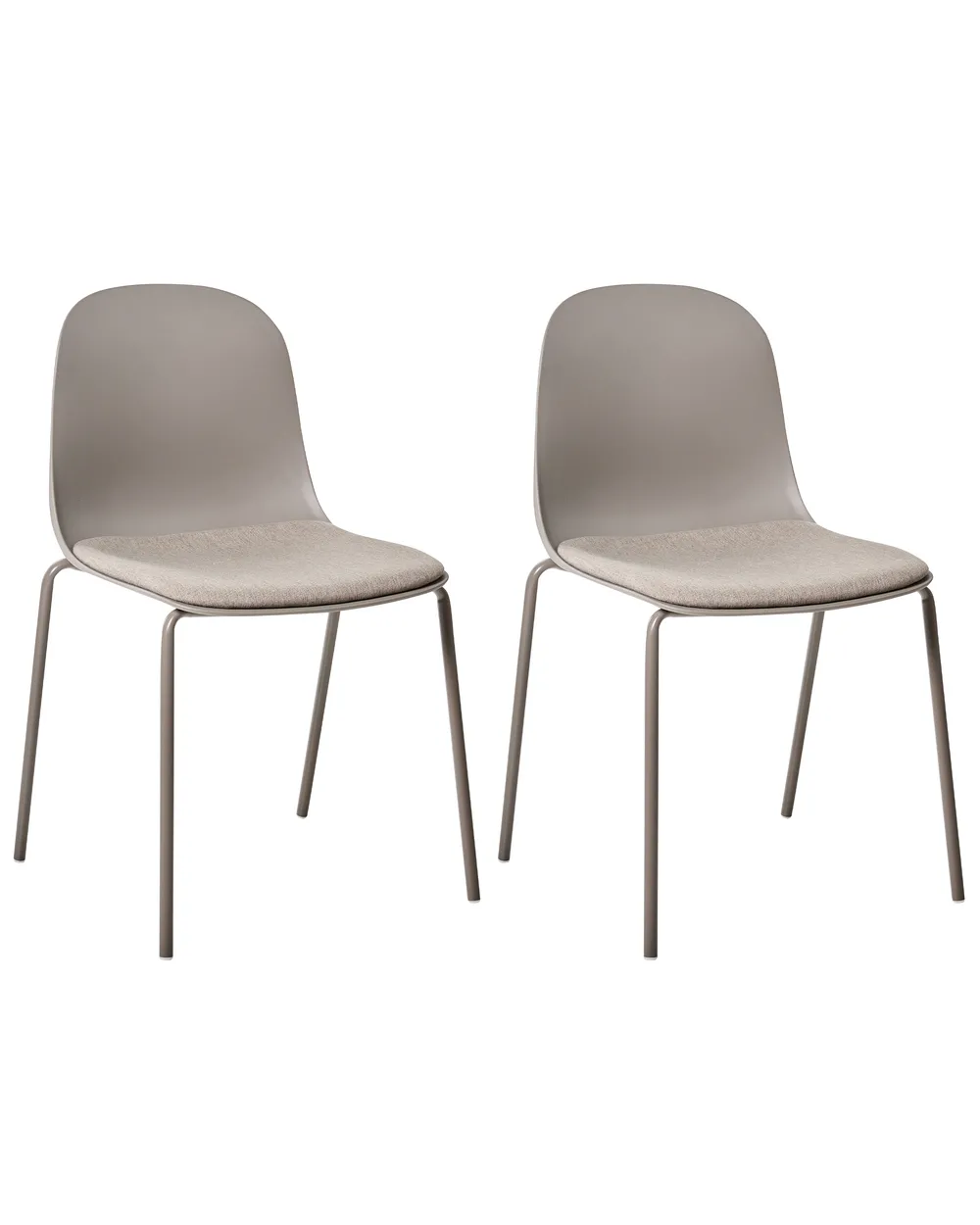 Sada 2 konferenčných stoličiek DORR Sivobéžová