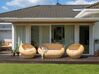 2 Seater Garden Rattan Sofa Natural MAIORI_928295