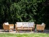 5 Seater PE Rattan Garden Sofa Set Off-White VITTORIA XL_928509