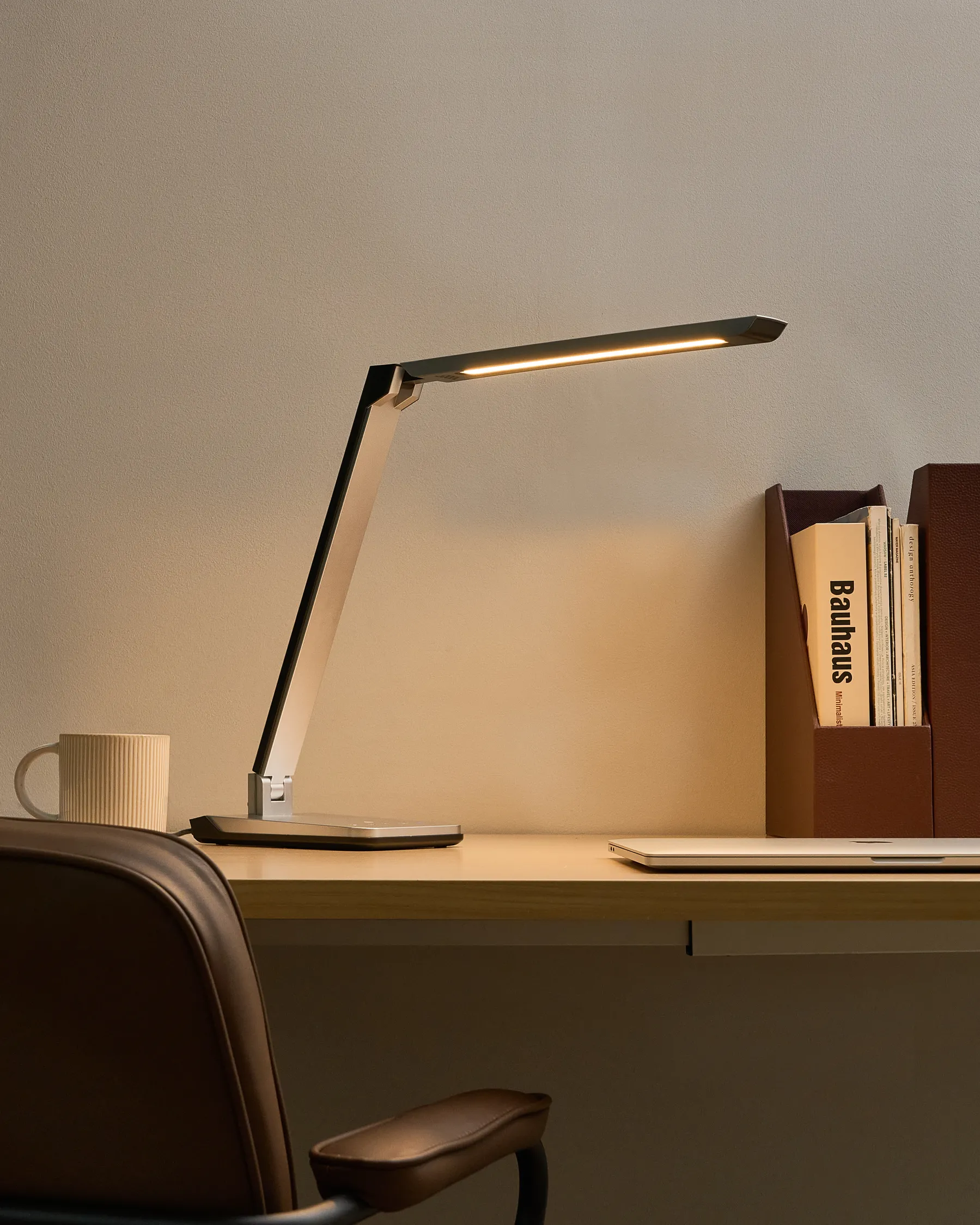 LED Desk Lamp PICTOR with Dimmer Silver_1018696
