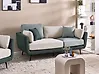 Sofa 3 Seater BOLGA Fabric Green