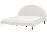 Bed Boucle MARGUT 180 x 200 cm (EU Super King) White_887261