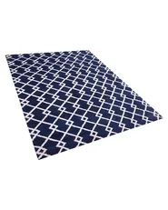 Tappeto SERRES Blu 140 x 200 cm_806268