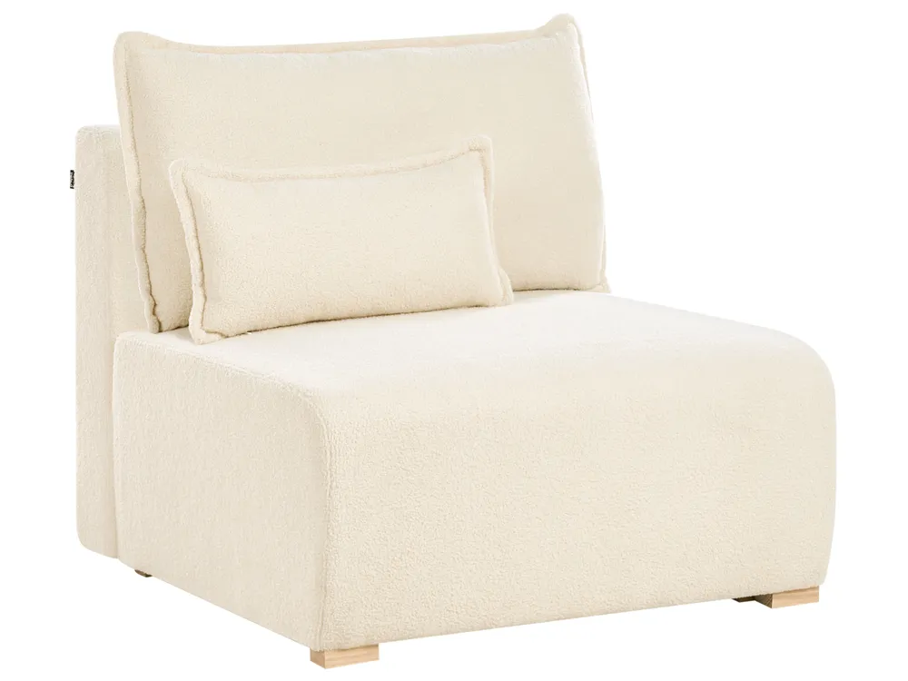 Modular Corner Sofa NERBO Boucle Off-White Right Hand_1033929