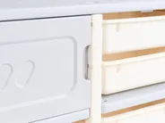 Toy Storage Organiser BULLI Truck 67 cm Beige_1123529