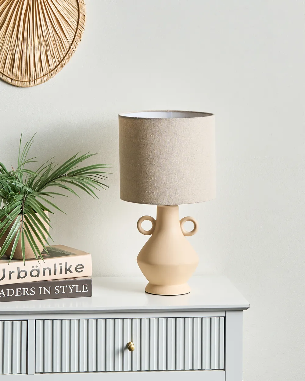 Table Lamp KERULEN Ceramic Beige_996869
