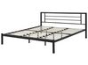 Metal EU Super King Size Bed Black CUSSET_735394