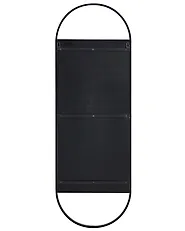 Wall Mirror VALLERY 40 cm 120 cm Metal Black_915548